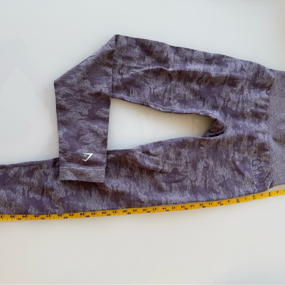Gymshark Purple Camouflage Leggings